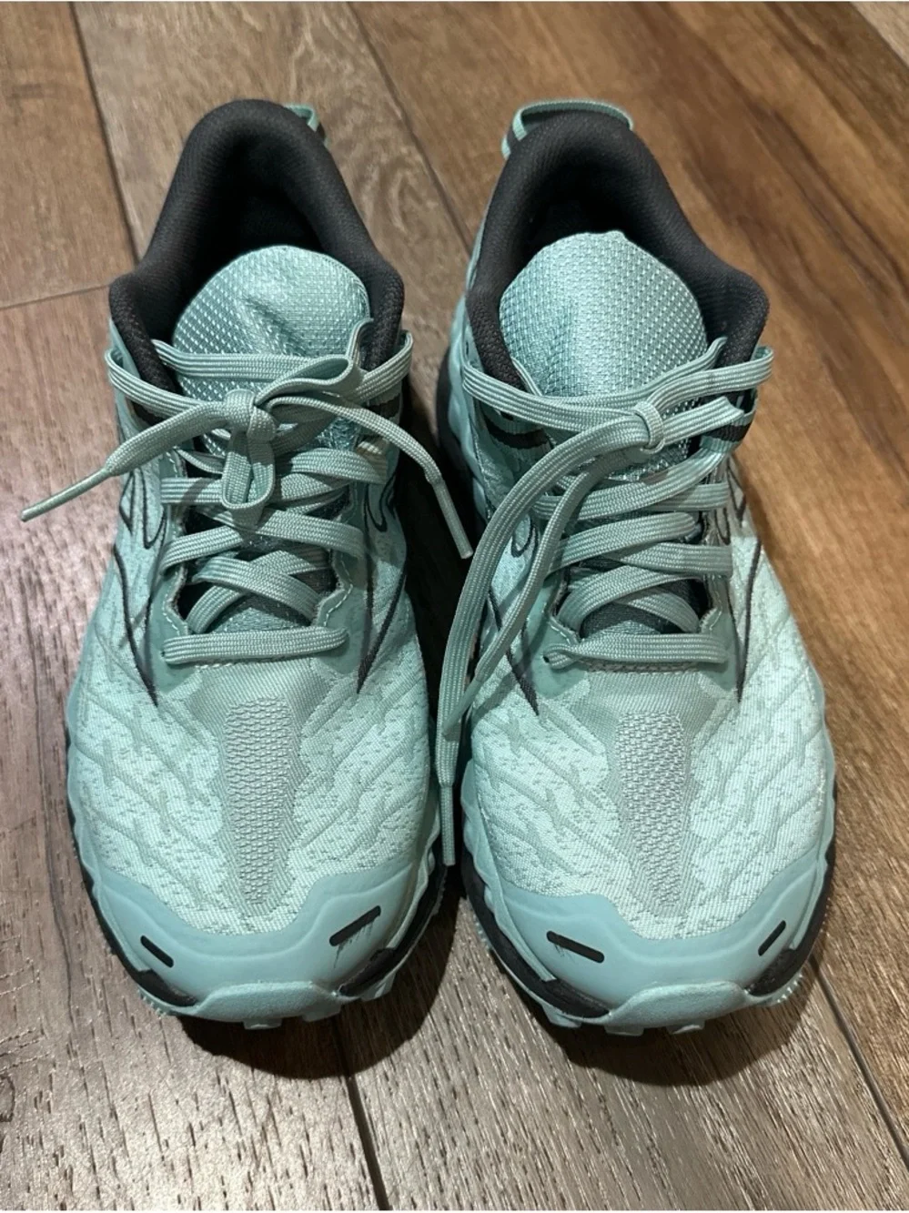 Mizuno Wave Mujin X Trail Sneakers - Mint Green with Black Accents